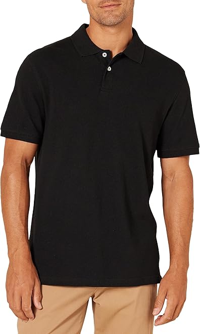 Men's Slim-Fit Short-Sleeve Cotton Pique Polo Shirt